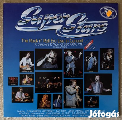 Super Stars The Rock 'n' Roll Era Live In Concert bakelit hanglemez