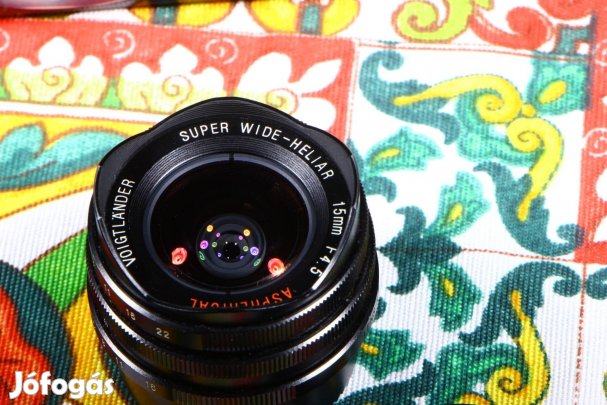 Super Wide Heliar 15mm 4.5 Leica ltm objektív 