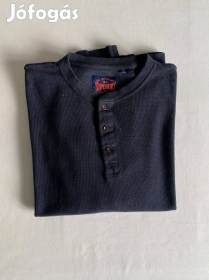 Superdry férfi hosszú ujjú póló, L-es