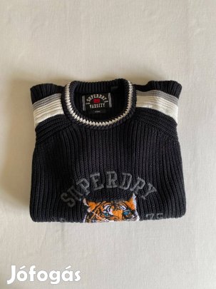 Superdry női kötött crewneck pulóver, M-es