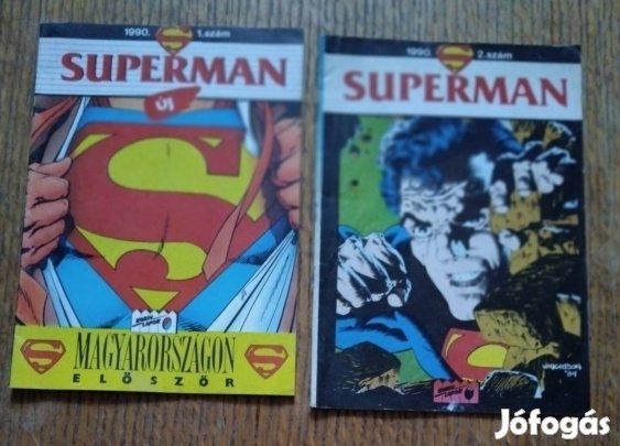 Superman Képregények 90 év 1-2 Szám