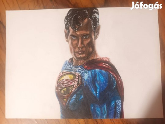 Superman (Henry Cavil) rajz A4