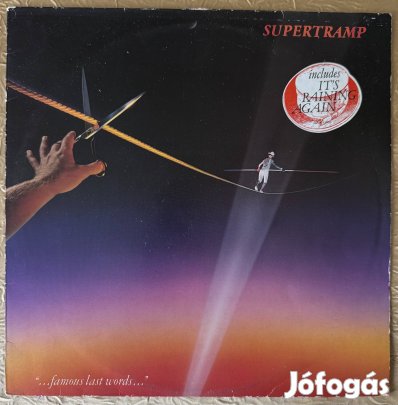 Supertramp Famous Last Words holland bakelit hanglemez LP