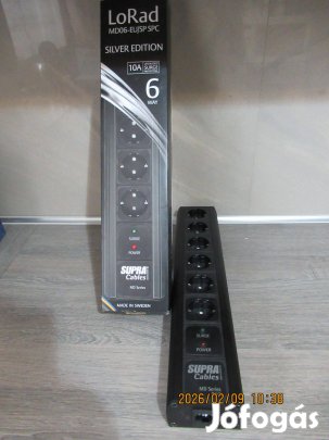 Supra Mains 06Eu Silver Edition garanciális hálózati elosztó eladó