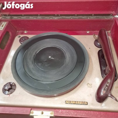 Suprafon lemezjátszó 1920-1930.Szép állapotban.