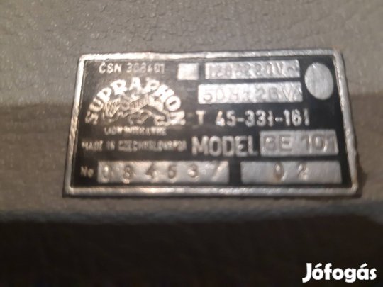 Supraphon lemezjátszó retró