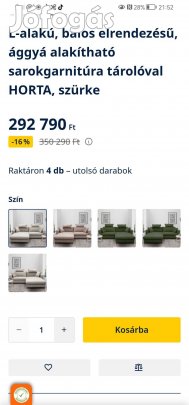 Sűrgősen eladó költözés miatt a képpel egyező kanapé.110ezerft