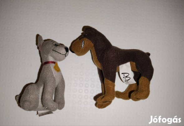 Susi és Tekergő kutya plüss McDonald's egyben 3000 Ft