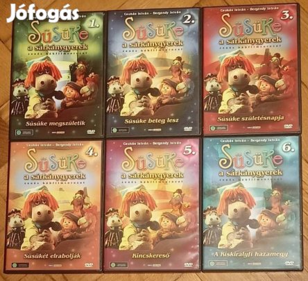 Süsüke a sárkánygyerek DVD (1-6) teljes sorozat Csukás István