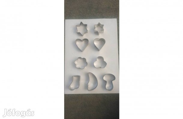 Sütemény kiszúró forma - 9 db