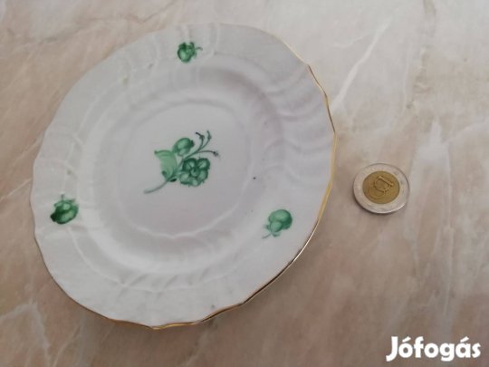 Süteményes tálaló tányér Herendi régi jelzet szép db