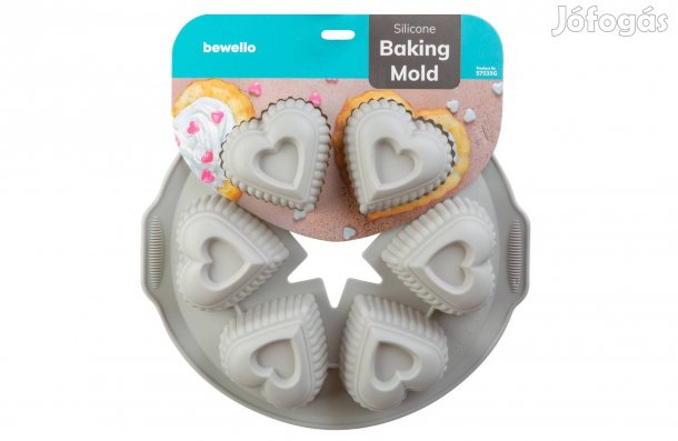 Sütőforma Szilikon - szív - 28 x 25,7 x 4,5 cm