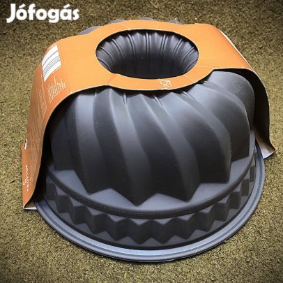 Sütőforma, kuglófsütő, szilikon, 22 cm, új, Bp. II. ker