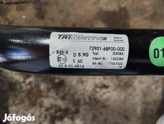 Suzuki Baleno gyári vonóhorog műbizonylat tartozékok 