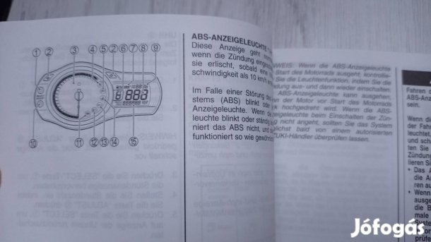 Suzuki Gsf 650 + 1250 Bandit gyári gépkönyv kézikönyv kezelési