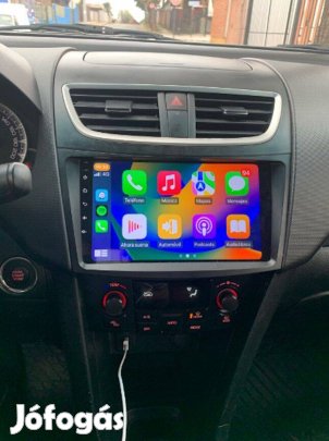Suzuki Swift Carplay Multimédia GPS Rádió Tolatókamerával