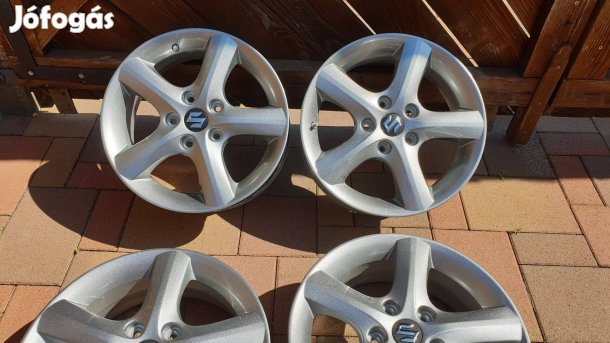 Suzuki gyári alufelni 16" col új tpms szenzor, karcmentes szett