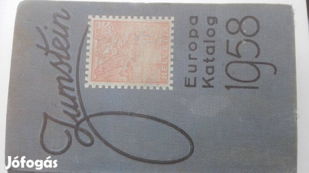 Svájci 1958-as Régi Európa bélyegkatalógus