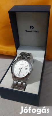 Svájci Francis Delon férfi karóra alig hordott,csere hifire
