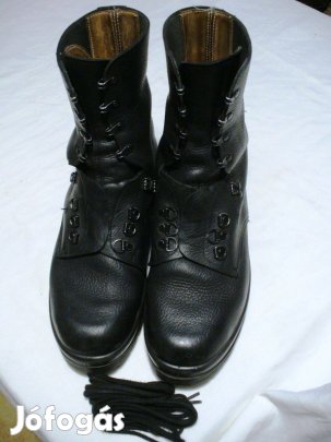 Svájci fullos KS90 bőr katonai bakancs túrabakancs vízálló 28.5cm