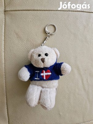 Svájci maci medve kapucnival kulcstartó táska lógó kulcs tartó puha