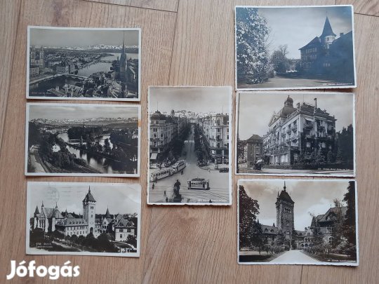 Svájci zürichi  képeslapok