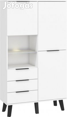 Sve-484 magasfényű fehér gardróbszekrény