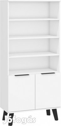 Sve-663 fehér könyvespolc