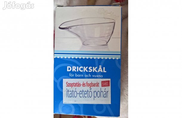 Svéd itató- és etetőpohár mércés