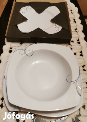 Svéd porcelán 3 db-s tányérkészlet eladó!dóó
