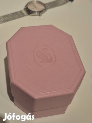 Swarovski kristályokkal díszített hattyú ékszer szett