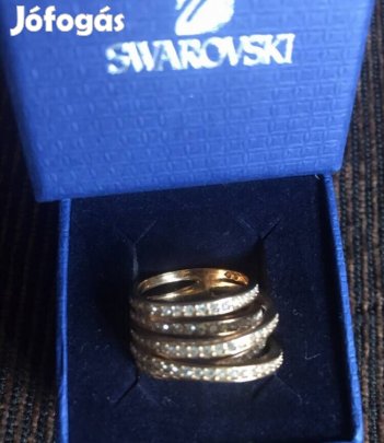 Swarovski rozé gyűrű eladó!