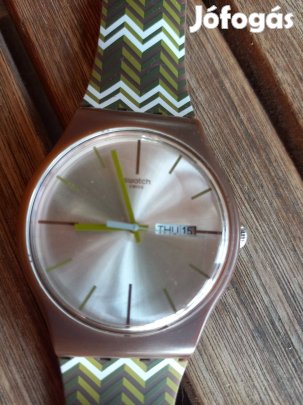 Swatch Fischgrat óra karóra svájci szerkezettel