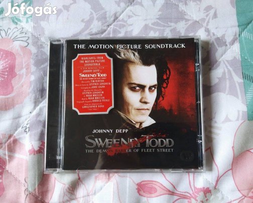 Sweeney Todd filmzenei CD + DVD-k