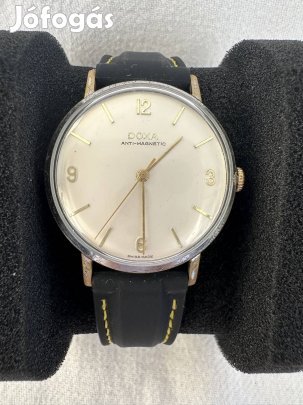 Swiss Doxa ritka szép számlap, férfi óra 35 mm tokátmérő 1964.