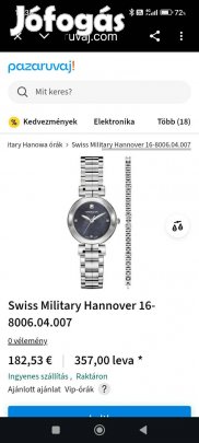 Swiss Military Hanowa Chick női karóra 25000ft