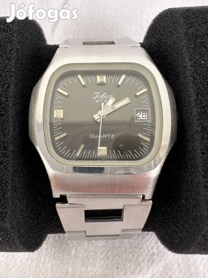 Swiss Tobo ST3 kvarc Rendkívül ritka 36x38 mm acél tok 1970-80.