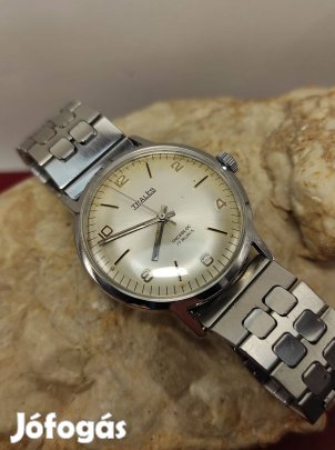 Swiss szép Thales Acéltokos mechanikus karóra