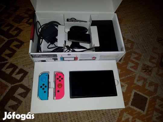 Switch 1 darab játékkal eladó