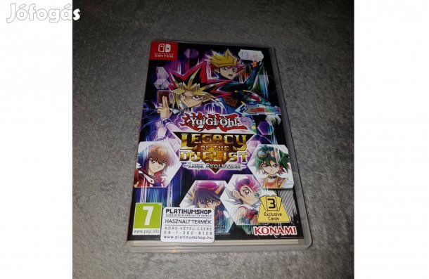 Switch yu-gi-oh legacy of the duelist játék eladó