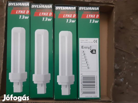 Sylvania Lynx D fénycső 2P G24d-1 13W 900lm 40000K 840
