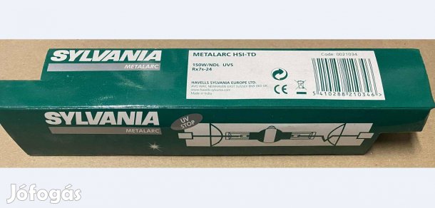 Sylvania Metalarc HSI-TD 150W/D fénycső eladó!