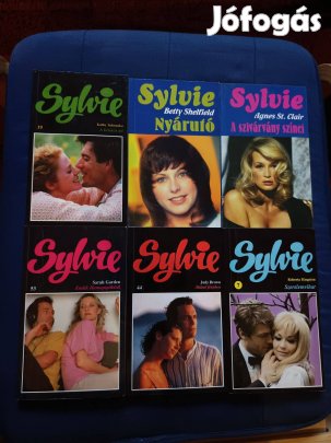 Sylvie romantikus regények / 6 db