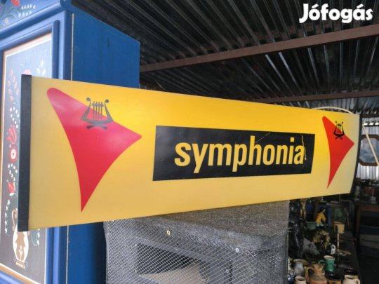 Symphonia retro cigis reklám lámpa