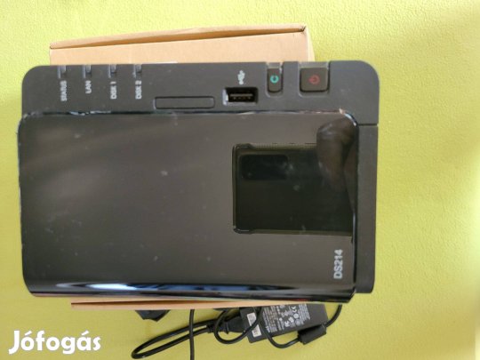 Synology Diskstation DS214 Gyors 2-fiókos NAS Kiváló állapotban!
