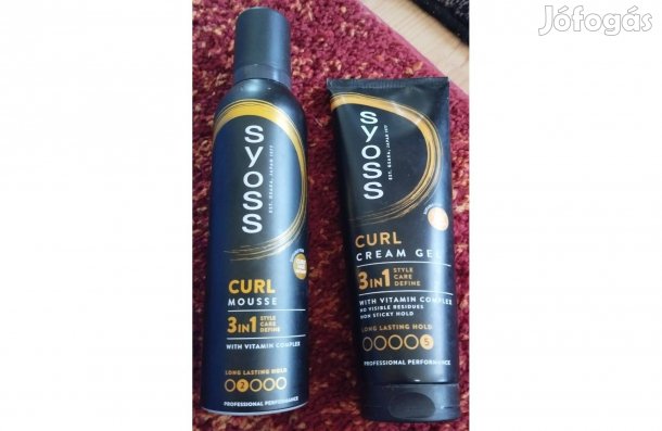 Syoss Curl hajformázó hab és hajzselé