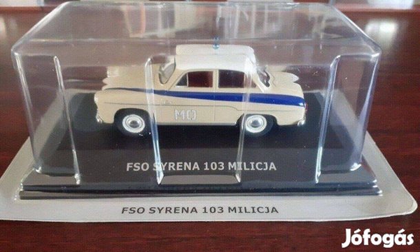 Syrena 103 Milicia kisauto modell 1/43 Eladó