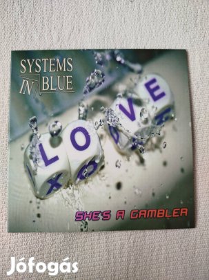 System in blue - She's a gambler maxi cd 