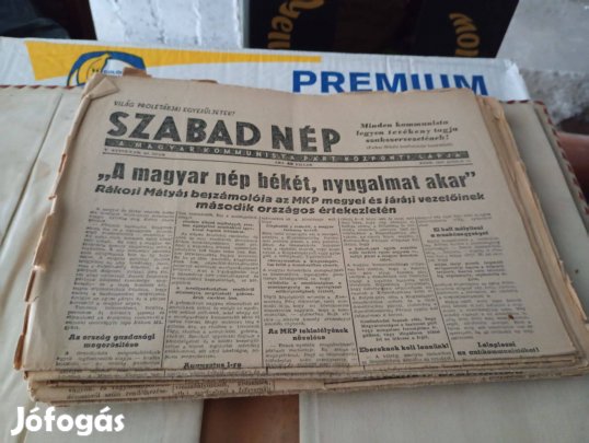 Szabad nép 1947-04-15 / 84. szám 3000ft óbuda