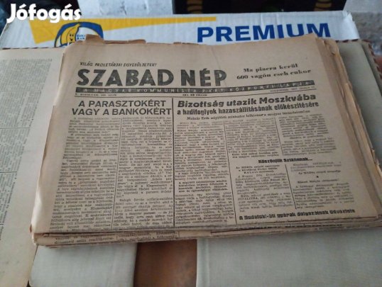 Szabad nép 1947-05-15 / 109. szám 3000ft óbuda